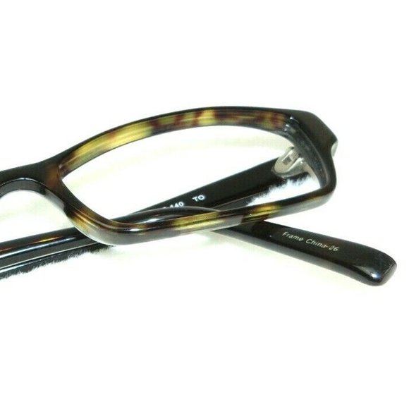 Thalia Eyeglass Frames 53-17-140 Filipa Tortoise Shell Neon Green Glitter Tiger - Picture 9 of 12